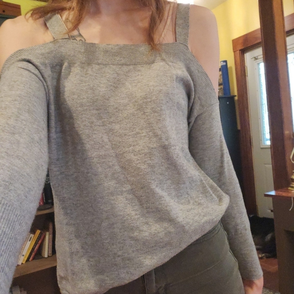 BKE Cold Shoulder Sweater